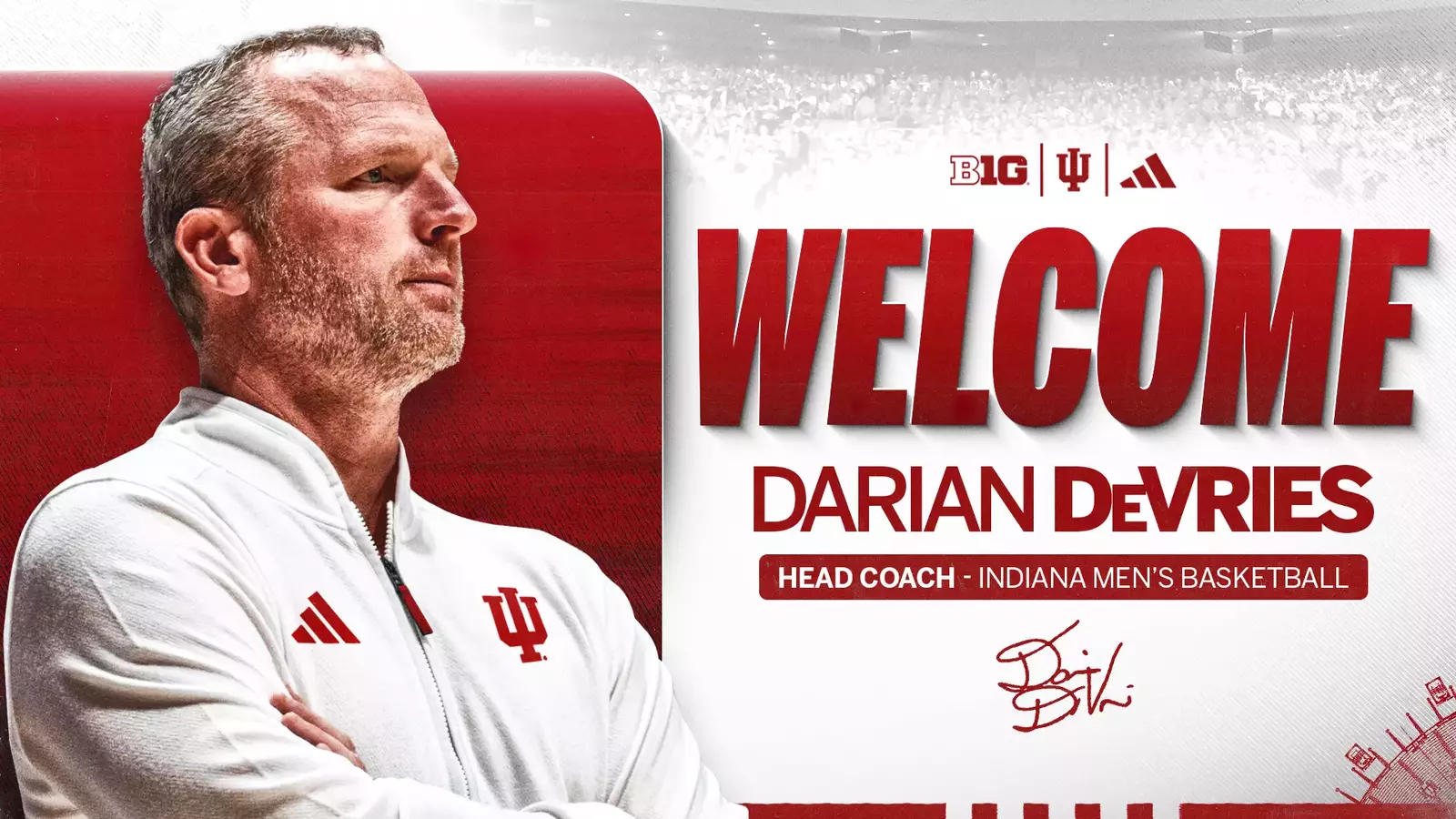 Darian DeVries Named 31st Head Coach of IU Men’s Basketball Program - Indiana University Athletics