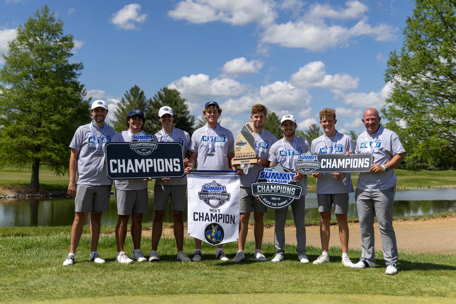 Men’s Golf Repeats as Summit League Champions