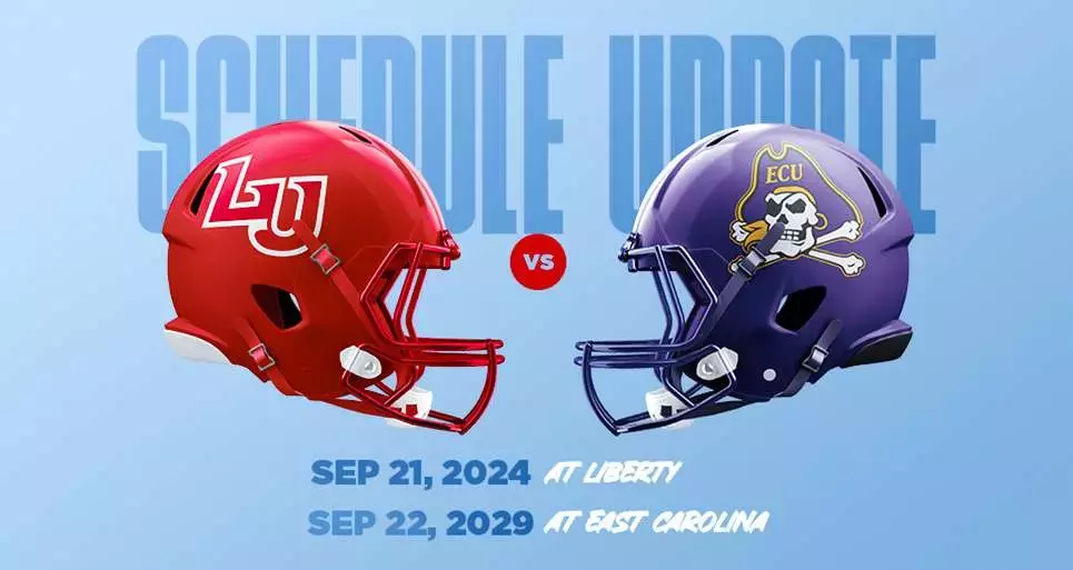 Liberty Adds East Carolina Series to Future Football Schedules 