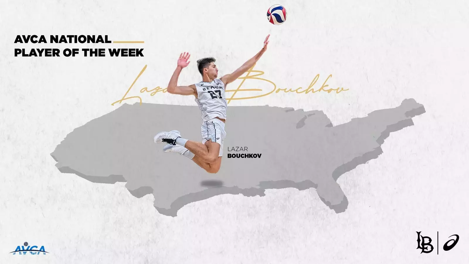 Lazar Bouchkov Named AVCA Men’s National Collegiate Player Of The Week