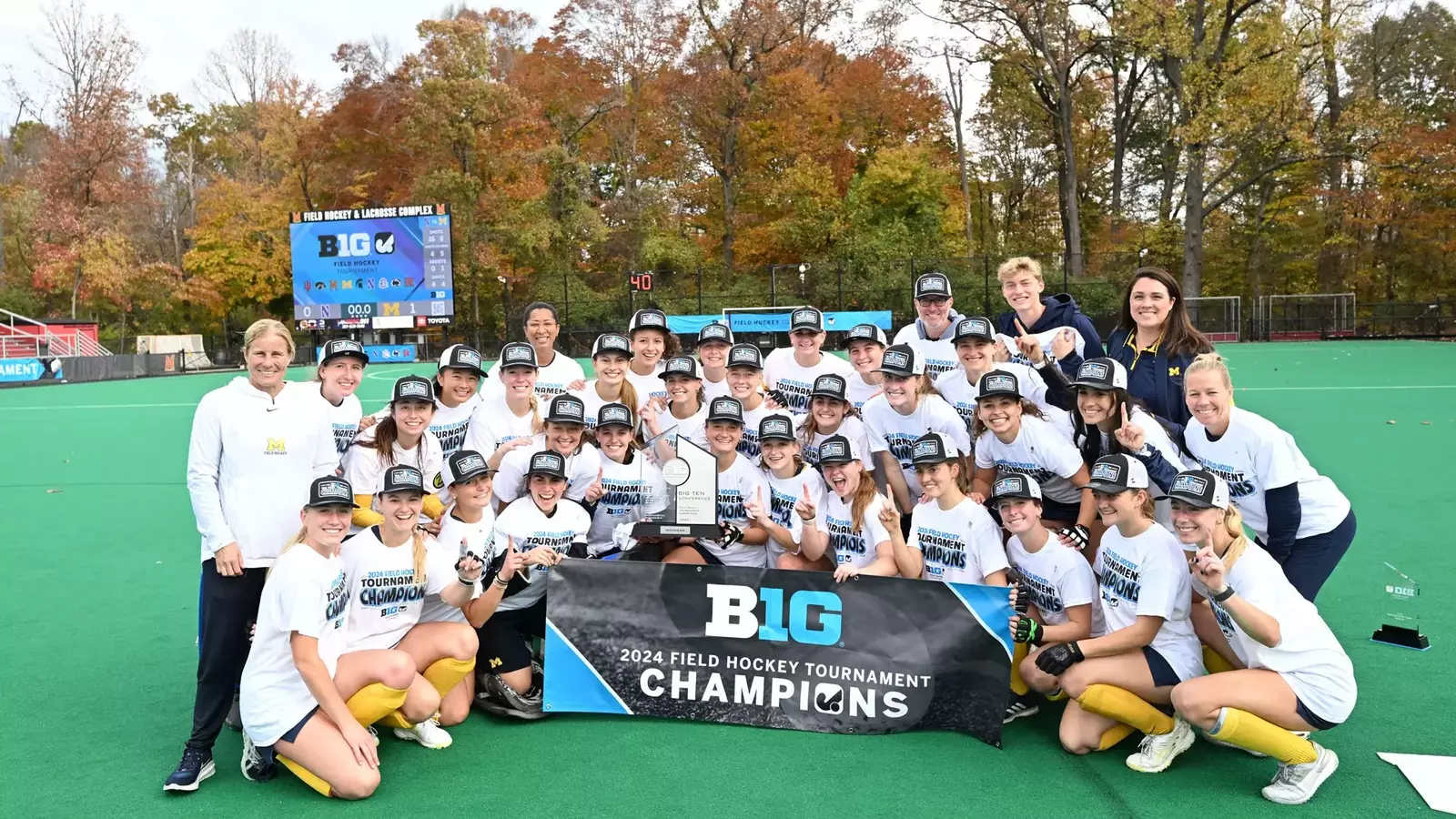 Michigan Field Hockey Upsets No. 1 Northwestern to Win Big Ten Championship