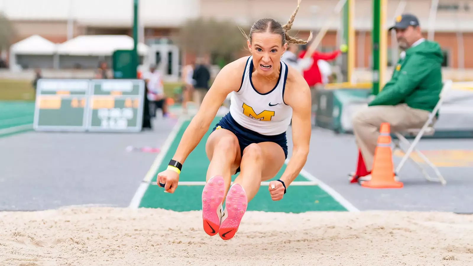 Ammenhauser Sets UM Triple Jump Record at Jim Green Invitational