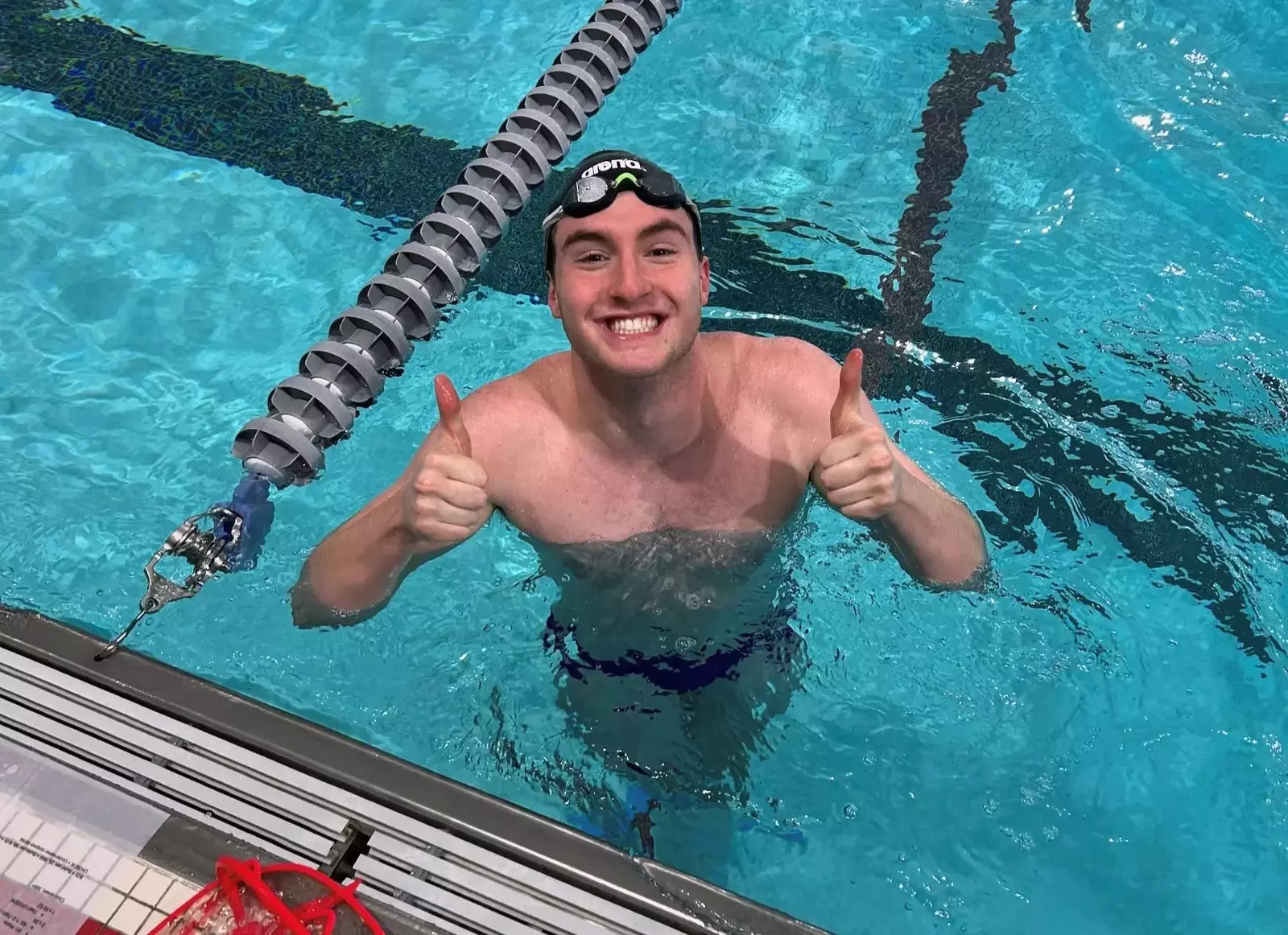 Wildcats Swimmer Aaron Baltaytis Has Beat Cancer and is Back in the Water