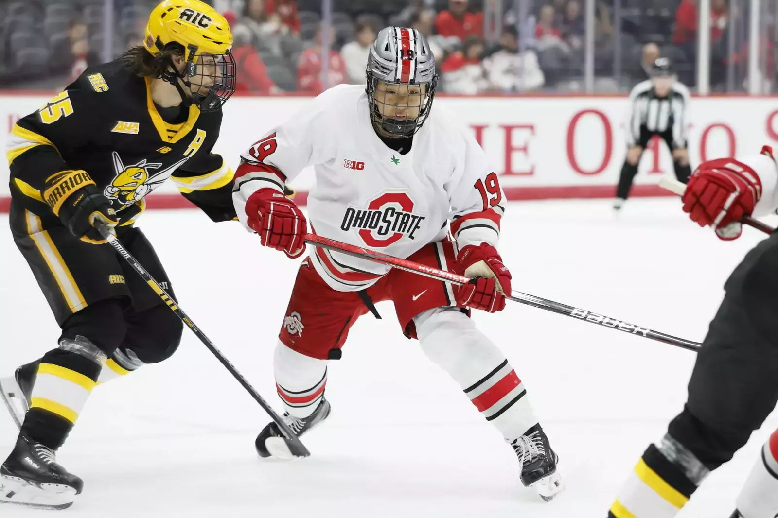 Buckeyes Skate to 33 OT Tie vs. AIC Ohio State