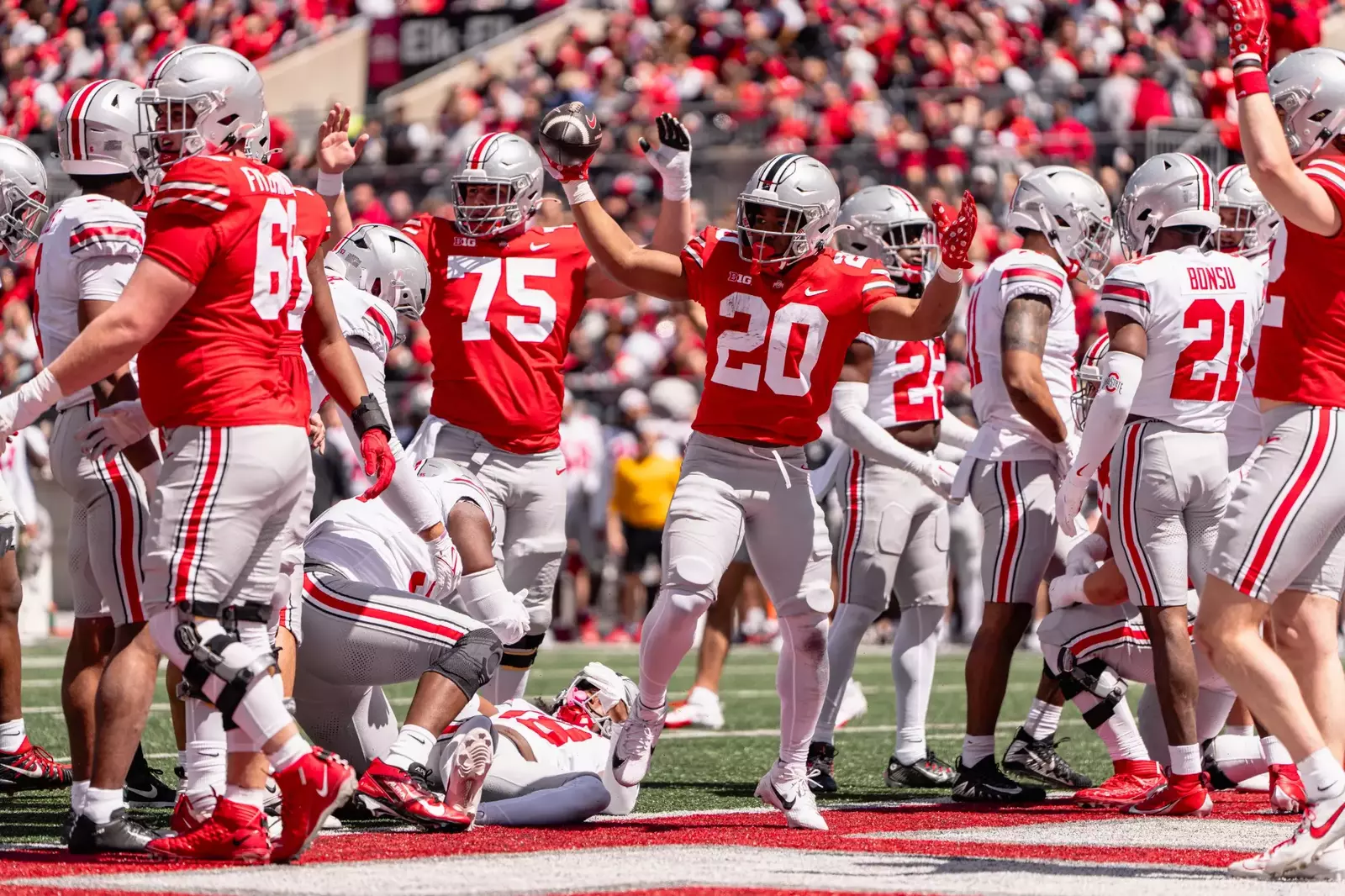 Buckeyes Win! Scarlet Defeats Gray, 34-33 - Ohio State