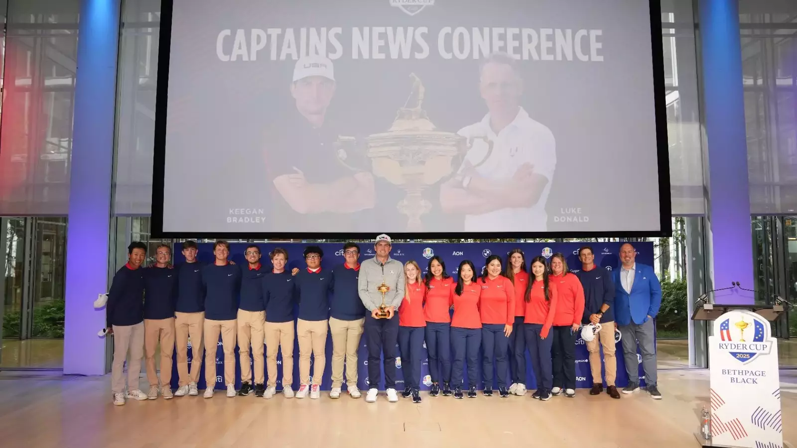 St. John’s Golf Programs Attend Keegan Bradley’s Ryder Cup “One Year Out” Press Conference – St. John’s University Athletics