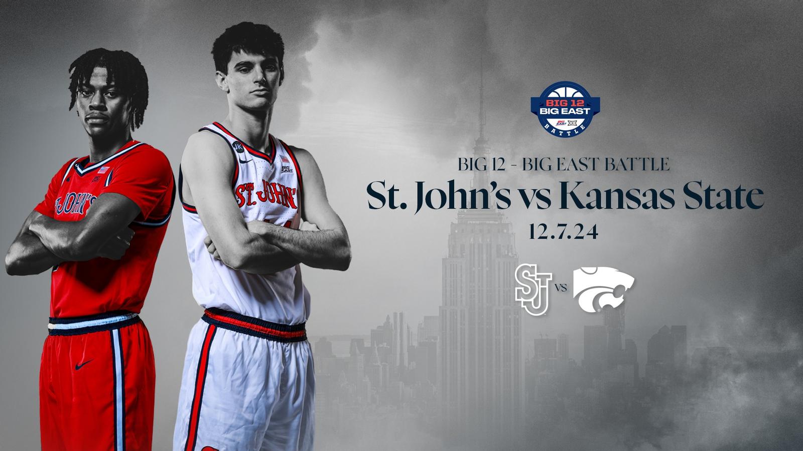 St. John’s to Face Kansas State in Big 12 – BIG EAST Battle