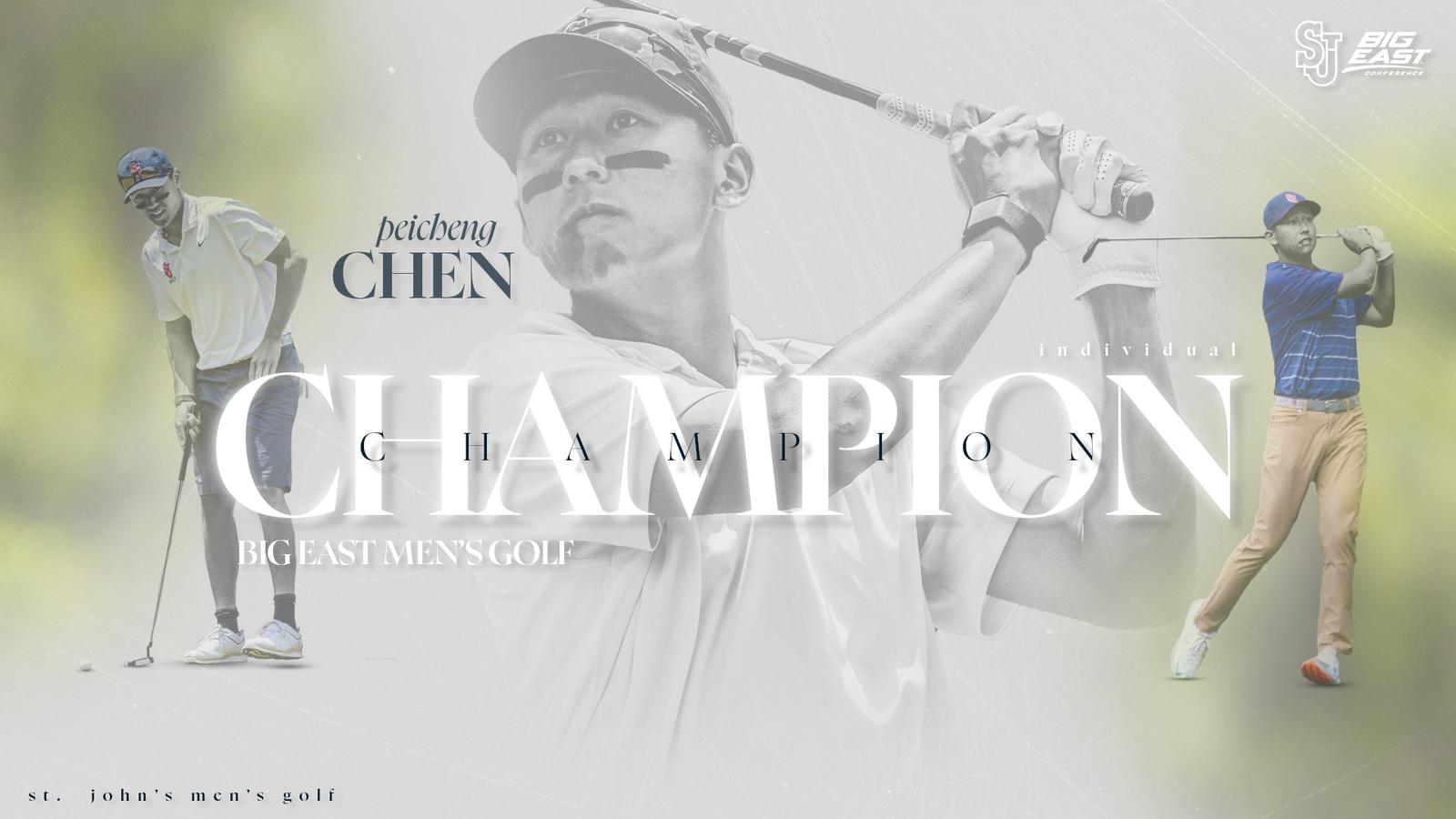Peicheng Chen Captures BIG EAST Championship