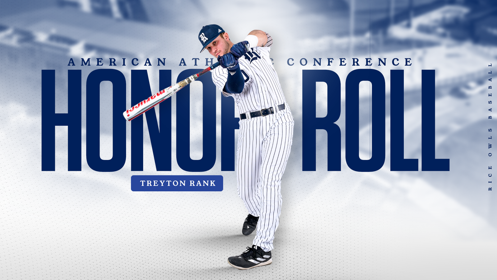 Rank Named to AAC Honor Roll