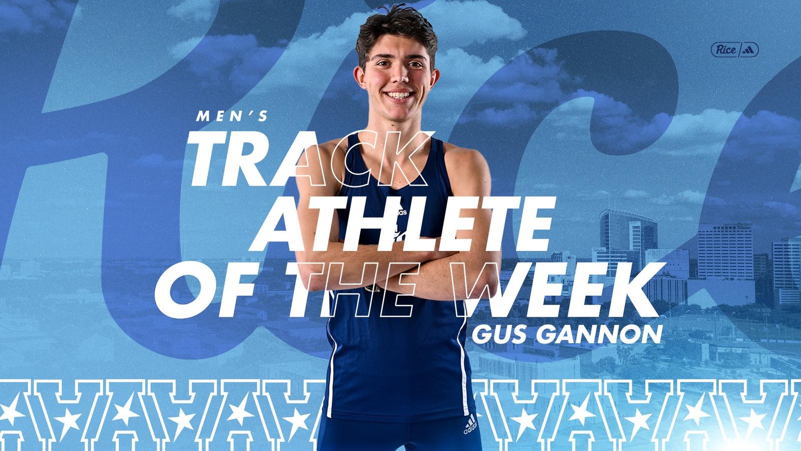 Gannon Named AAC Track Athlete of the Week