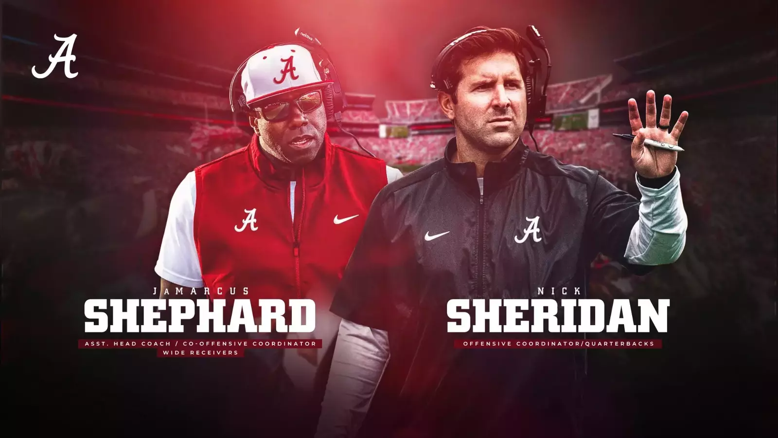 Nick sheridan and jamarcus shephard join alabama football coaching