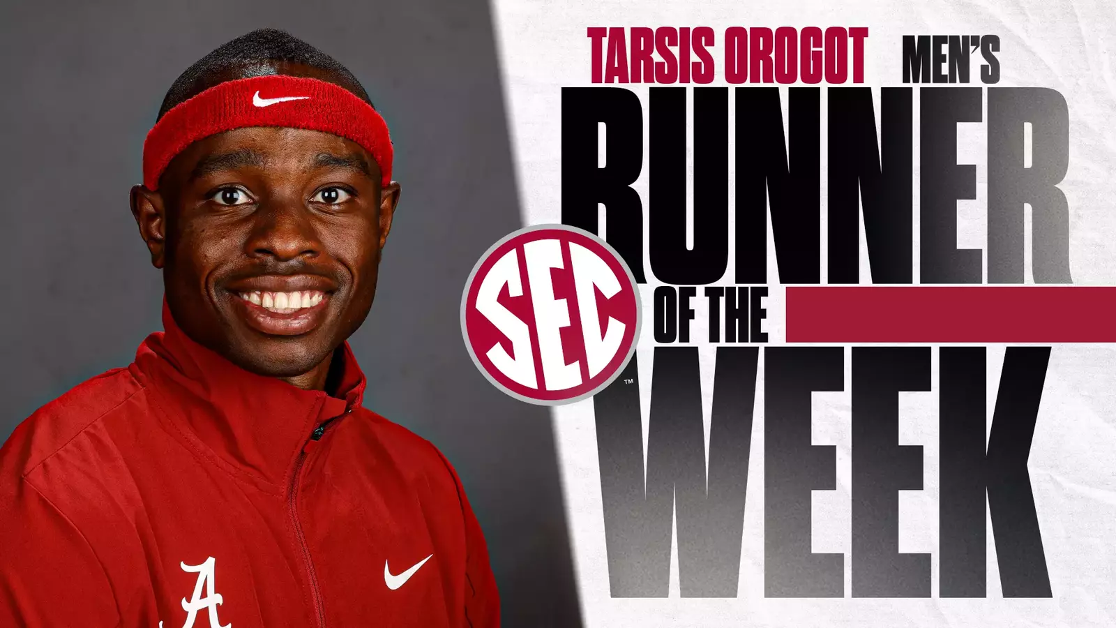 Tarsis Orogot Named SEC Men’s Runner of the Week - Alabama Athletics