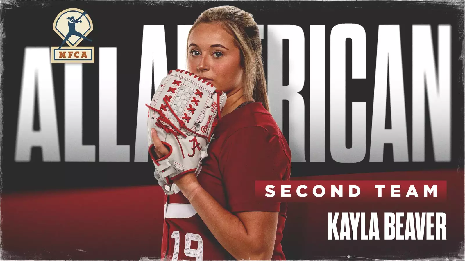 Kayla Beaver Earns NFCA Second Team AllAmerica Honors Alabama Athletics