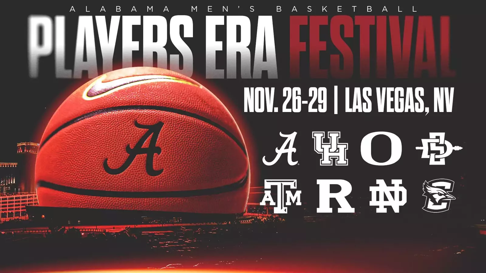 Men’s Basketball Set to Participate in Players Era Festival – Alabama Athletics