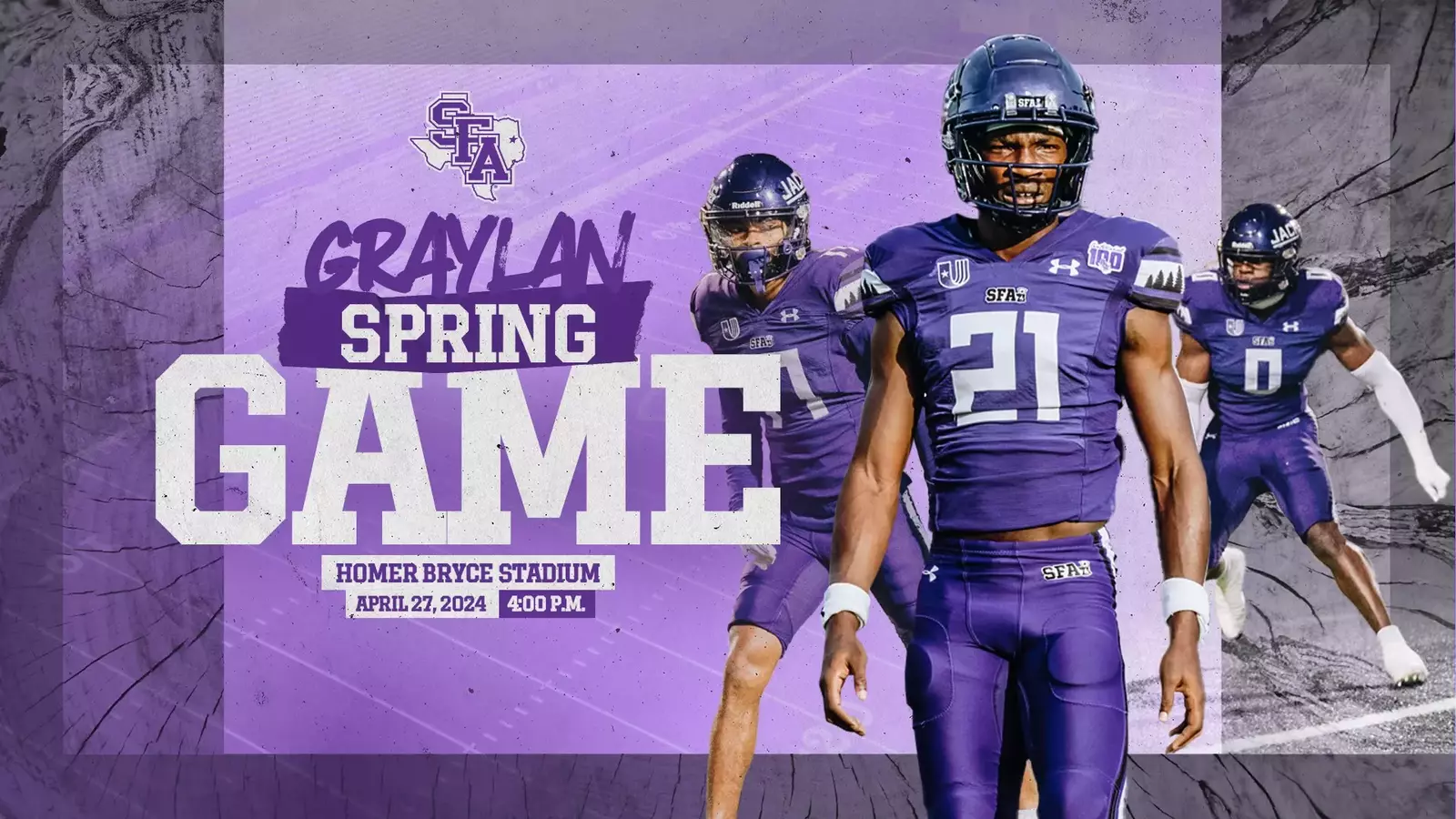 Graylan Spring Football Game Set For April 27th - Stephen F. Austin