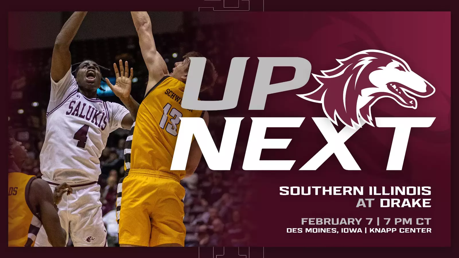 Preview | Salukis and Bulldogs Set for Wednesday Showdown in Des Moines -  Southern Illinois University Athletics