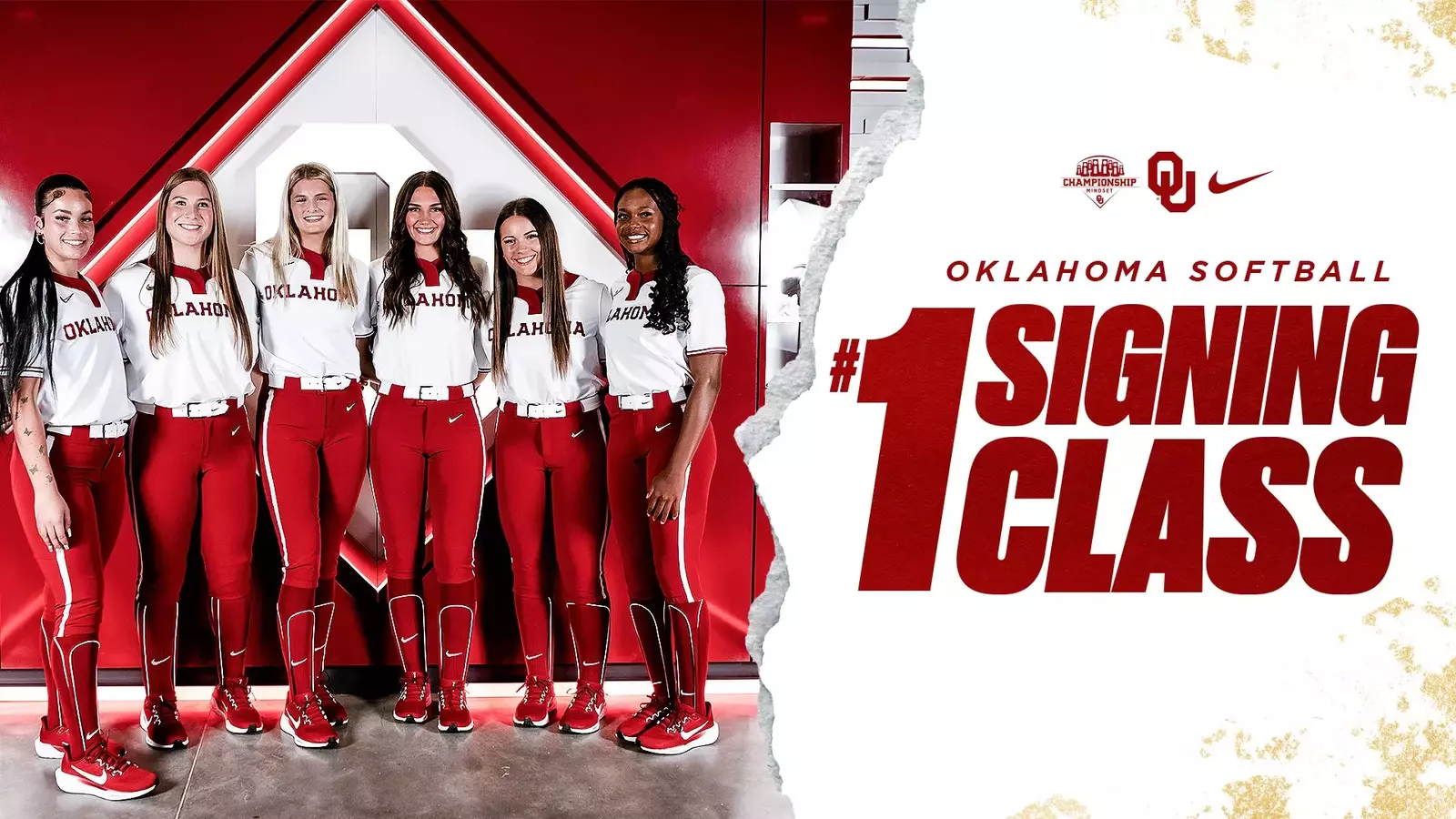 Softball Signs Six; Lands Nation's Top 2025 Class - University of Oklahoma