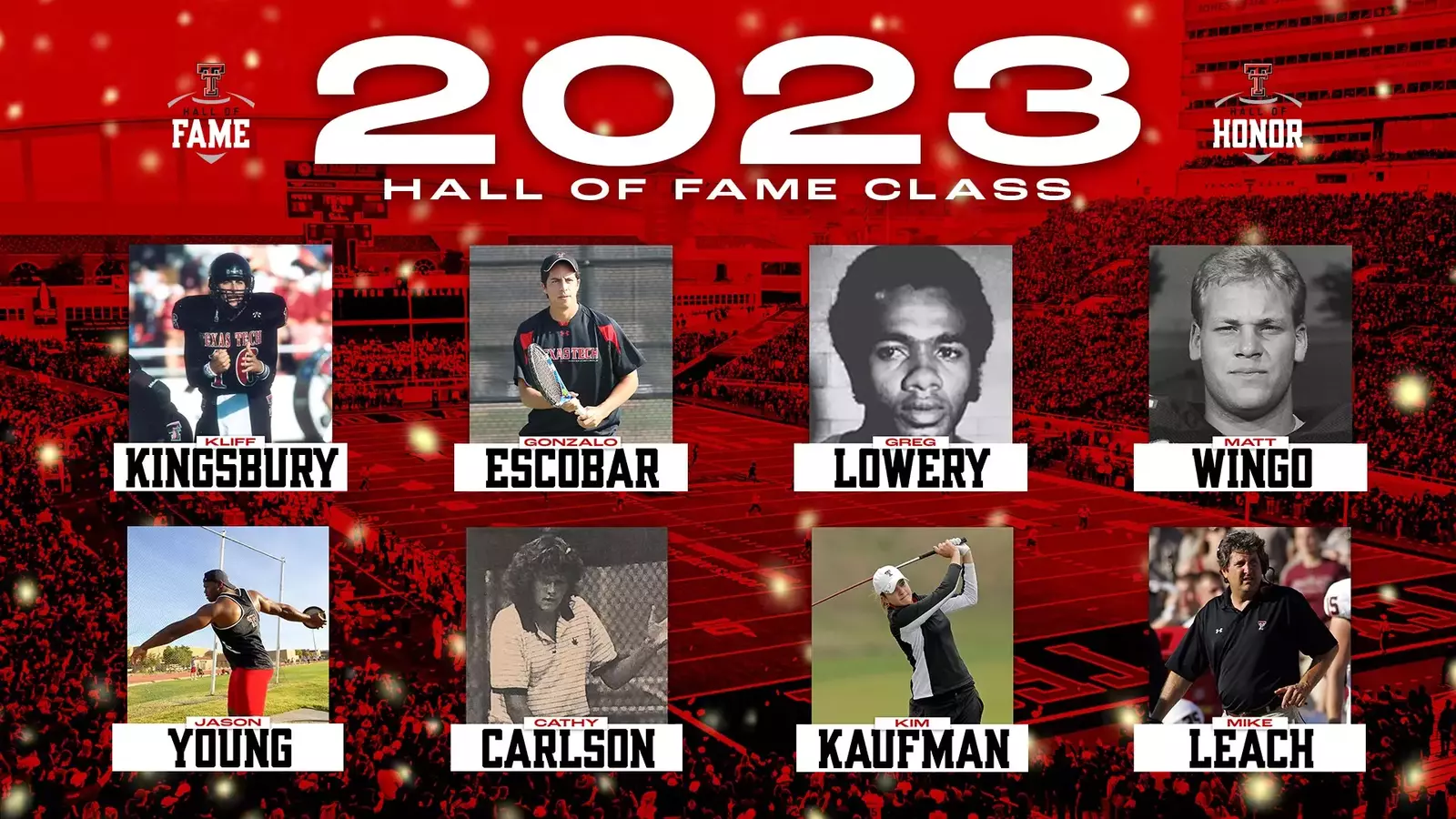 Texas Tech announces 2023 Hall of Fame & Honor Class - Texas Tech Red  Raiders