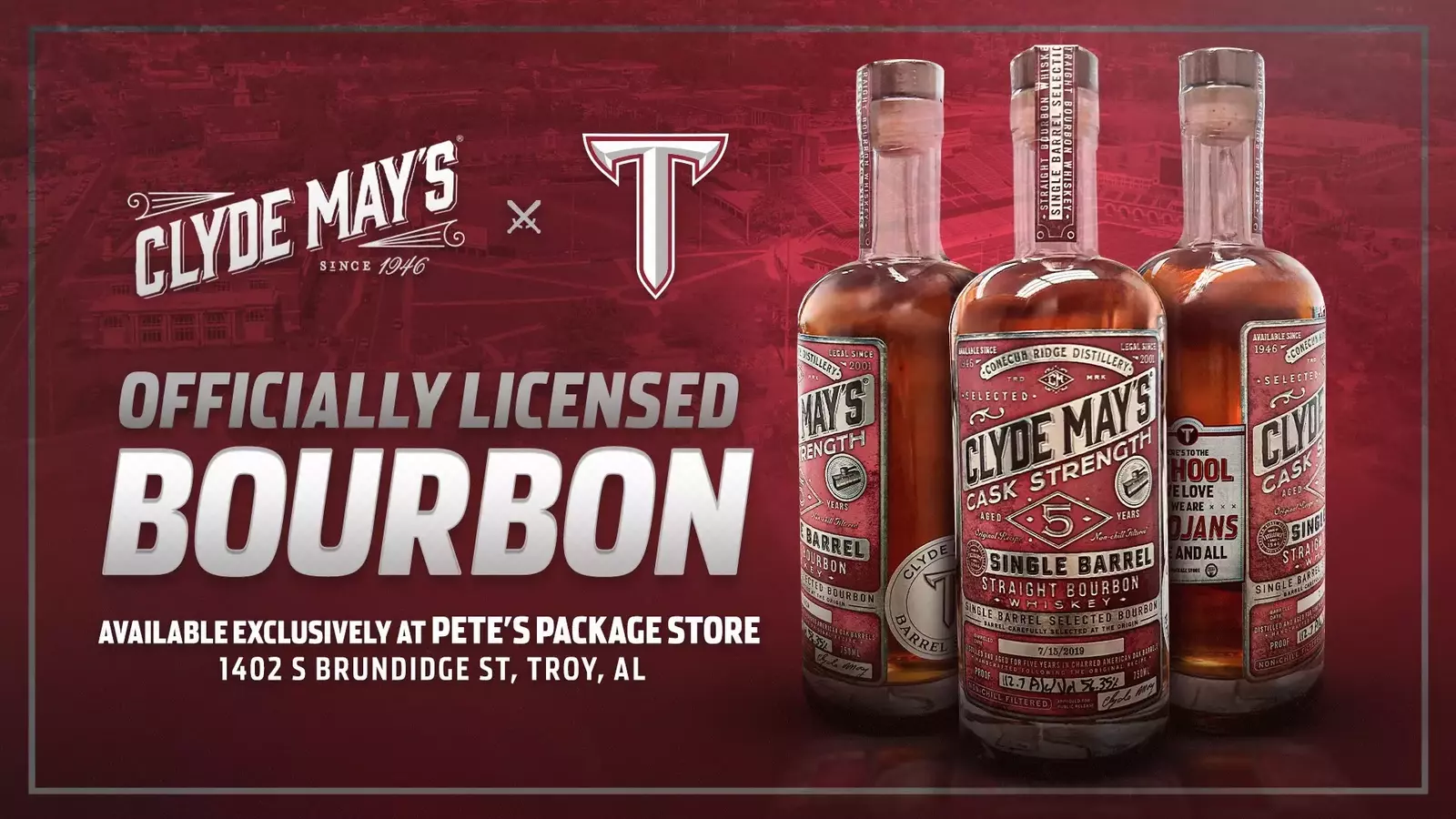 Troy University Athletics, Clyde May's & Pete's Package