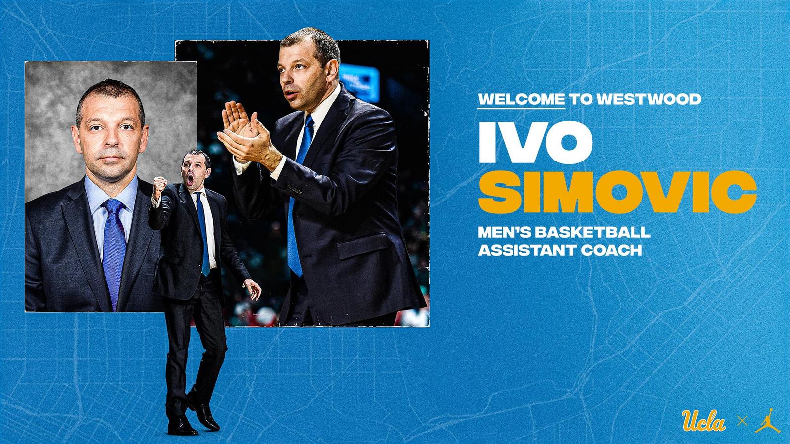 Simovic Named Men's Basketball Assistant Coach - UCLA