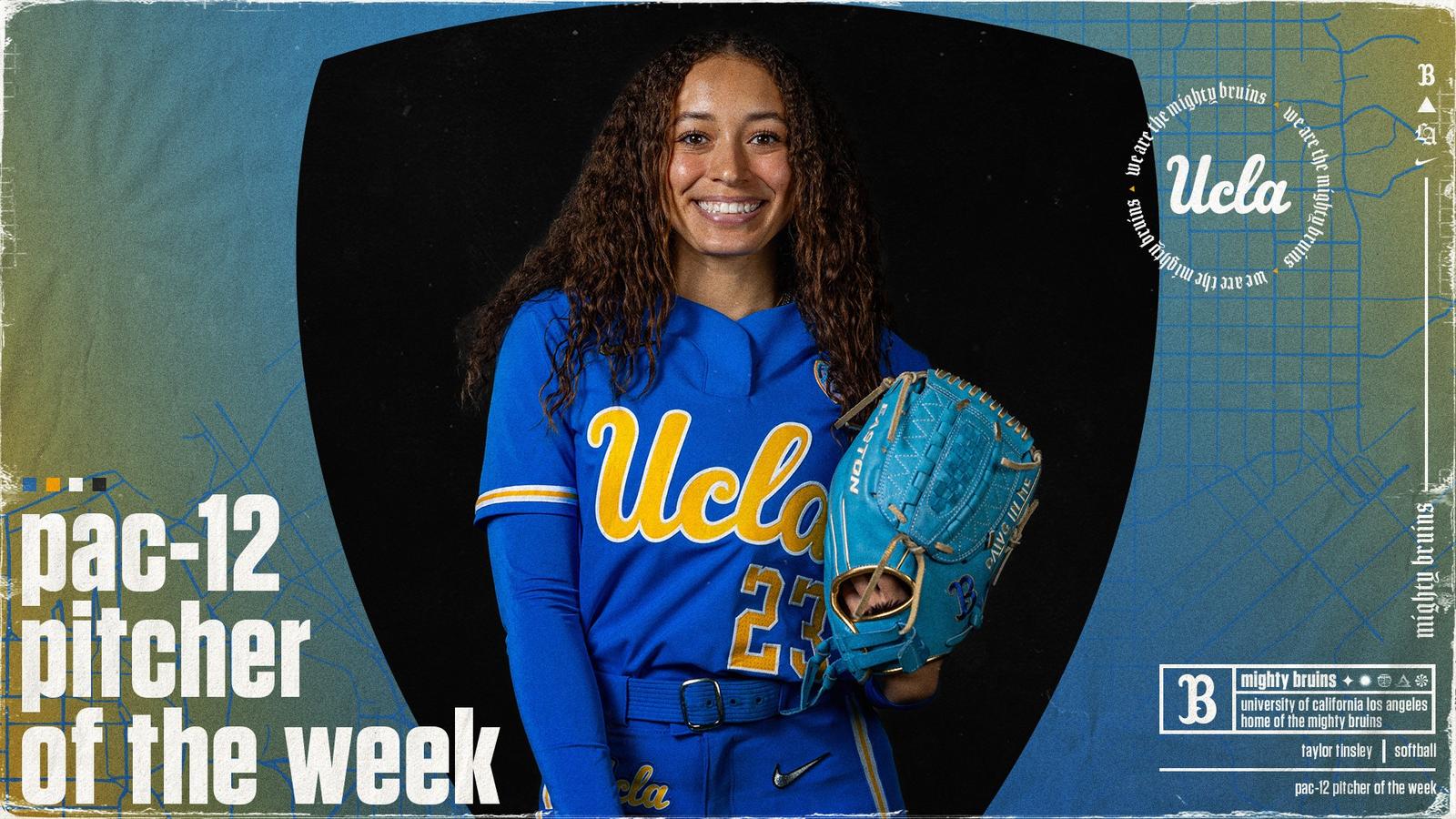 Tinsley Awarded Pac-12 Pitcher of the Week After Dominating Stanford
