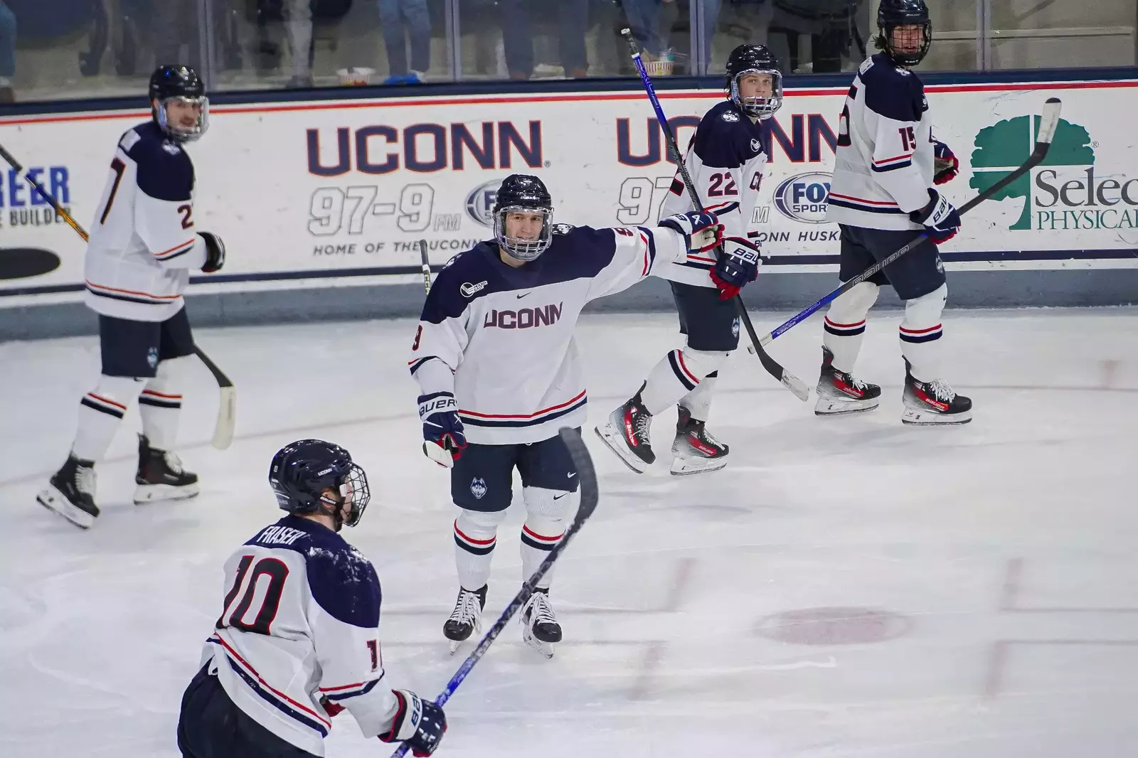 Jake Percival Huskies Skate to Tie vs. #5 Maine - University of Connecticut Athletics