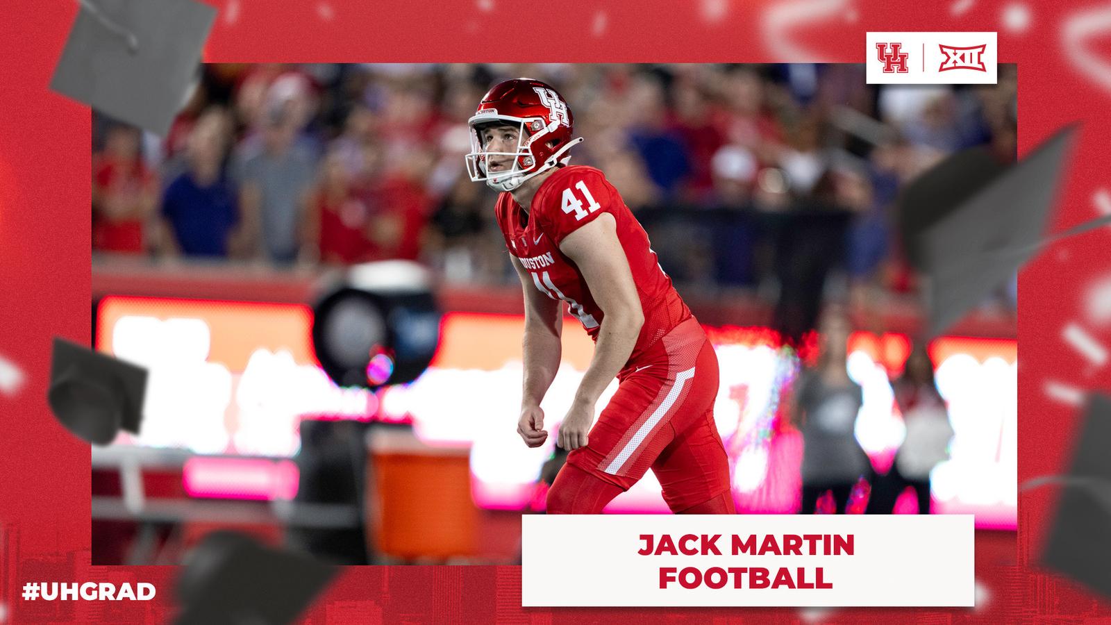 UH Senior Kicker Jack Martin Transitions to Business Success at Bauer College