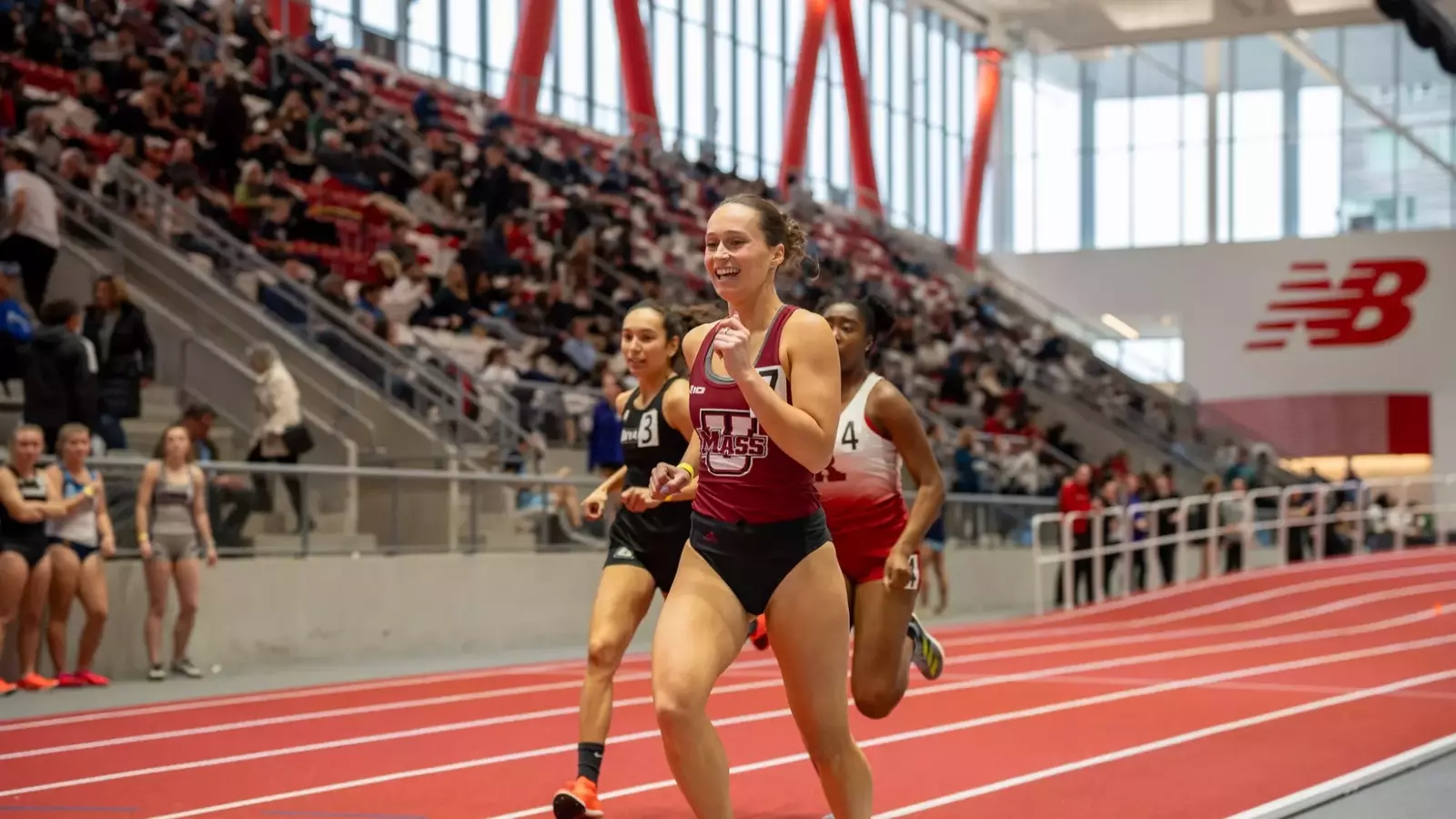 Massachusetts Women's Track & Field Finish BU's Battle In Beantown