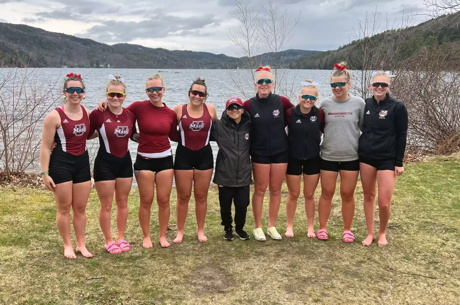 Massachusetts Rowing Sweeps Fordham At Dartmouth Double Dual
