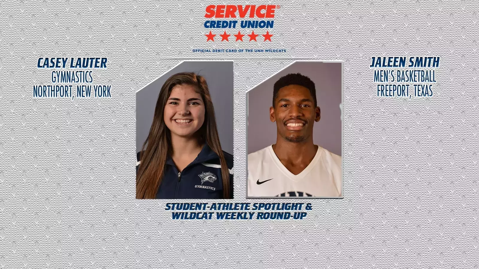 Lauter, Smith: Service Credit Union Student-Athlete Spotlight & Weekly  Roundup - University of New Hampshire Athletics