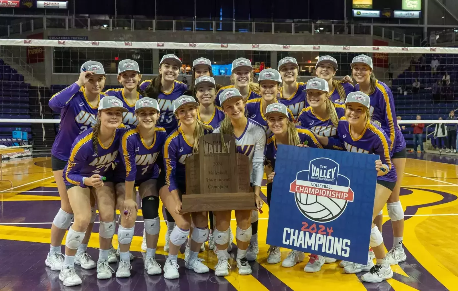 UNI Volleyball Wins Third Straight MVC Tournament Title with Thrilling Comeback