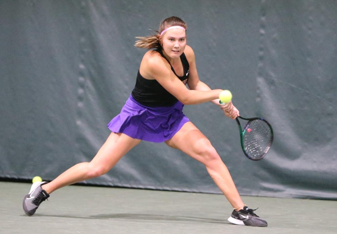 Darta Dalecka excels in academics and tennis, honored by MVC Scholar-Athlete Second Team