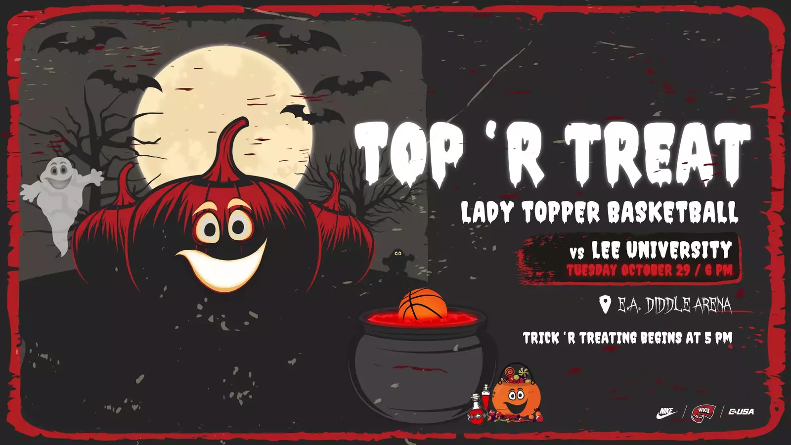 Lady Topper Basketball to Host Second Annual Top’r Treat – Western Kentucky University Athletics