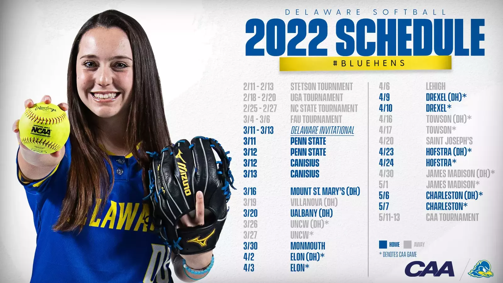Delaware Softball Announces 2022 Schedule University of Delaware Delaware Softball Announces 2022 Schedule University of Delaware