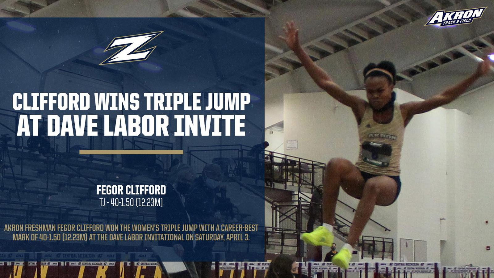 Adam Rabone Clifford Wins Triple Jump at Dave Labor Invitational - University of ...
