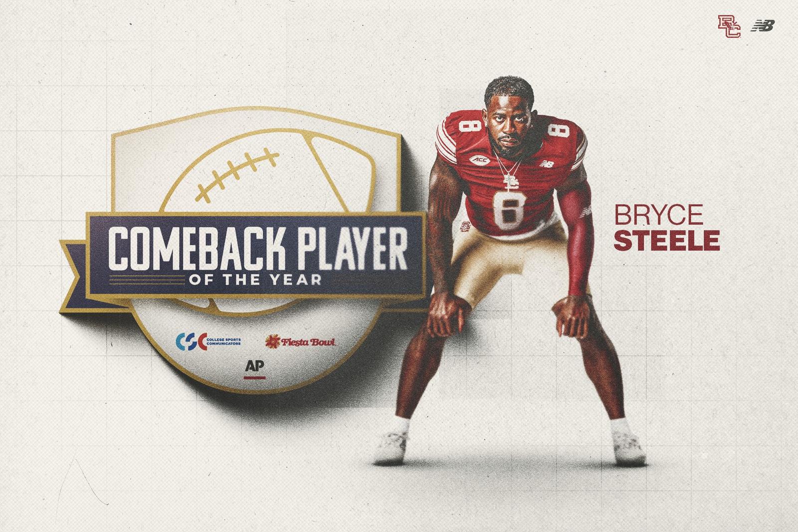 Bryce Mathieu Boston Bryce Steele Earns Comeback Player of the Year Honors - Boston College ...