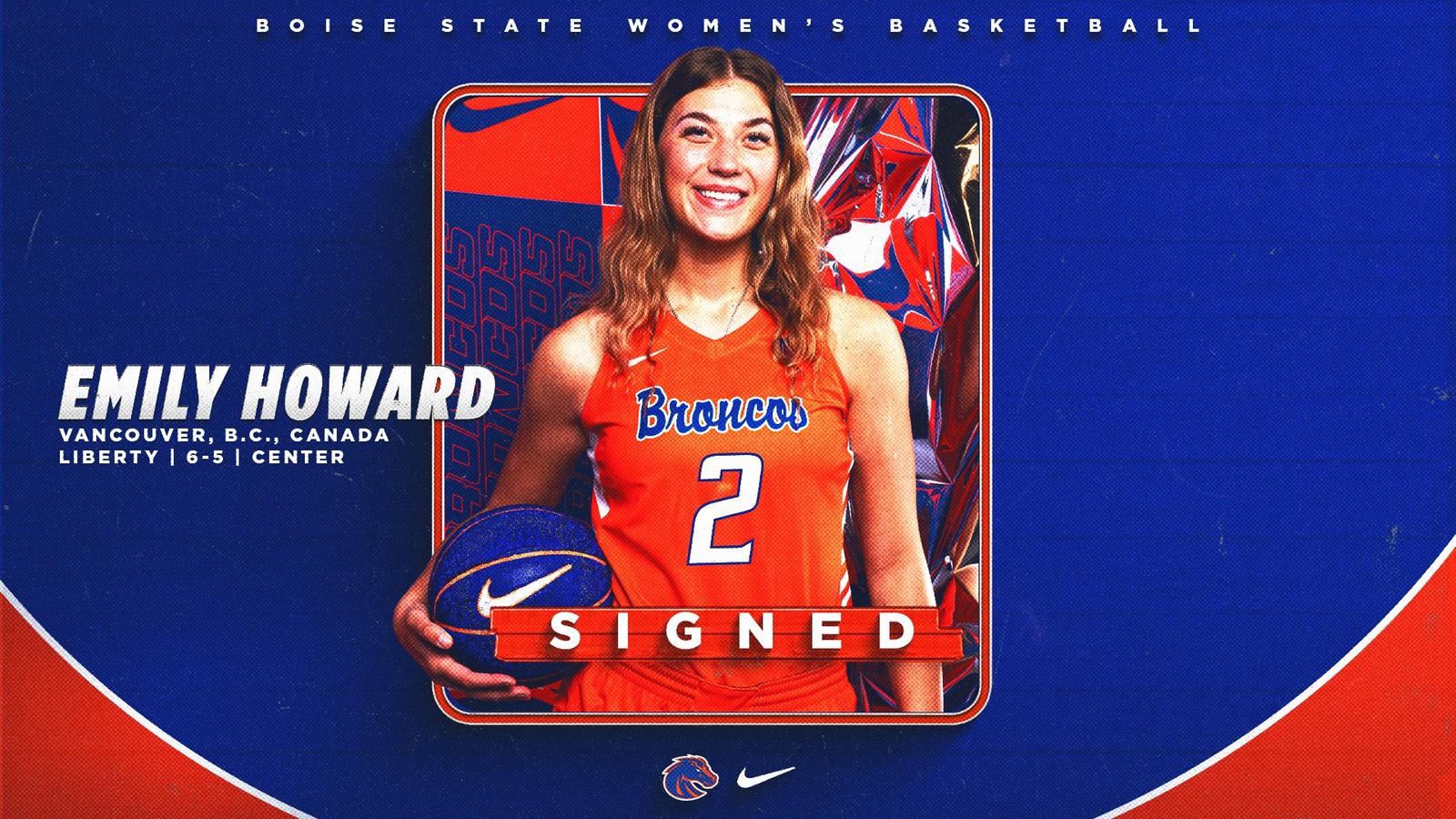 Emily Howey Emily Howard Joins Boise State - Boise State University Athletics