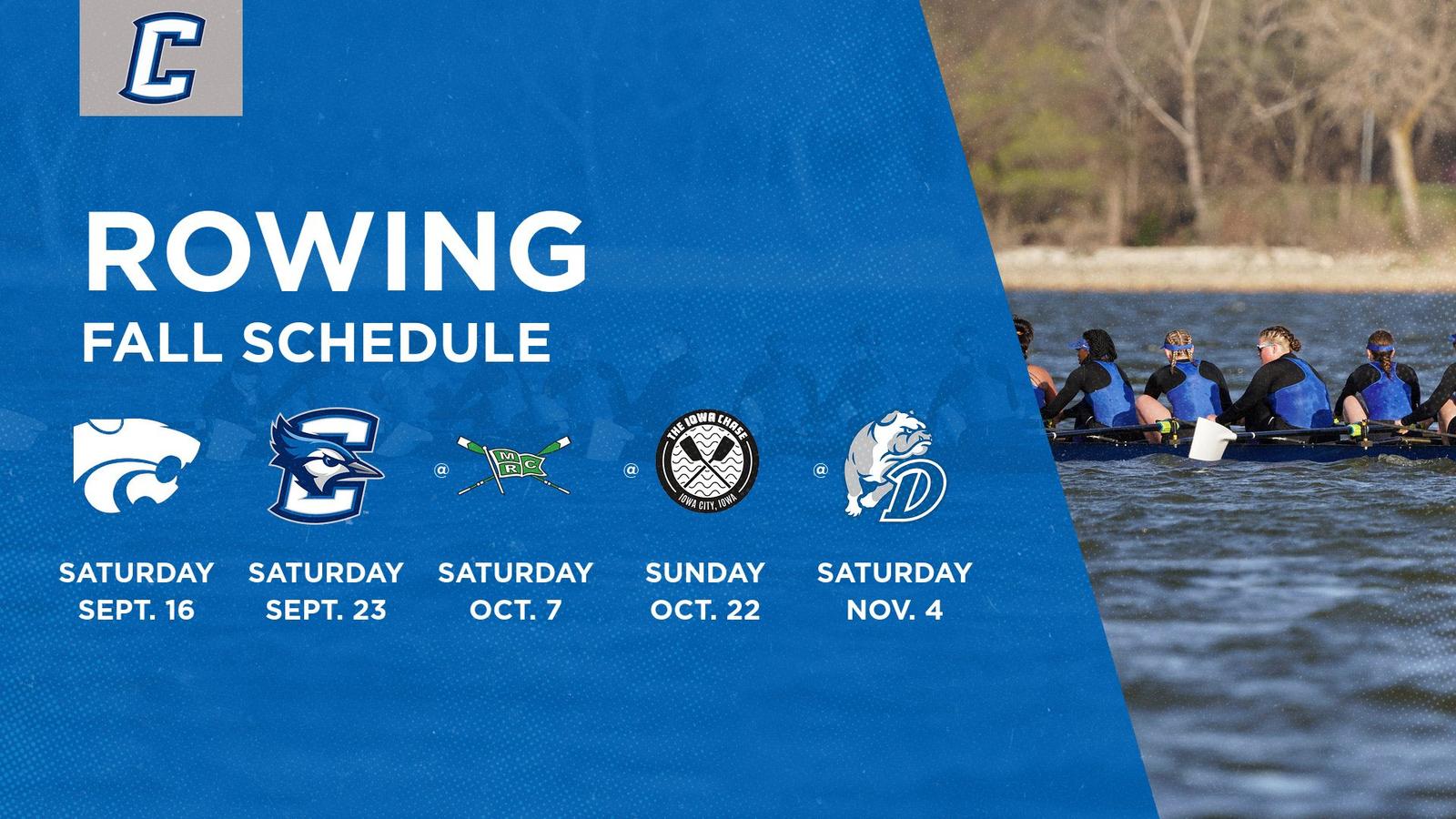 Rowing Announces Fall 2023 Schedule - Creighton University Athletics