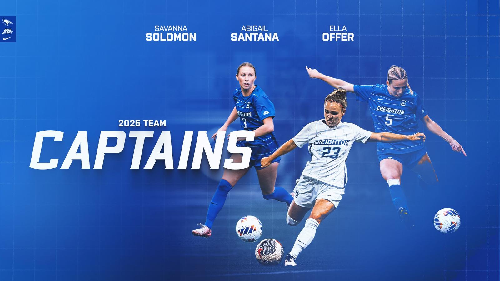 Offer, Santana and Solomon Named Women’s Soccer Captains for 2025 ...
