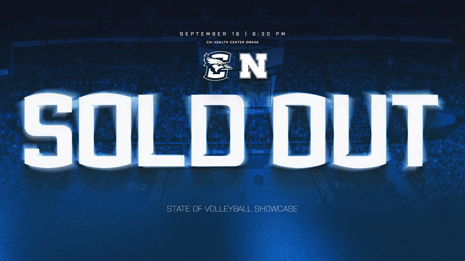 Tuesday's Volleyball Match vs. #1 Nebraska Sells Out - Creighton ...