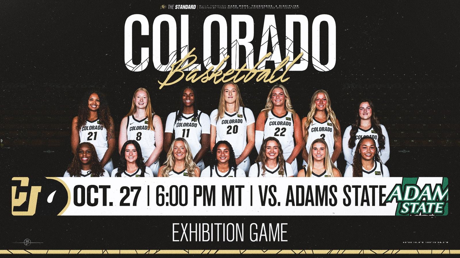 Buffs Sign Buffs Set for Exhibition Against Adams State - BVM Sports