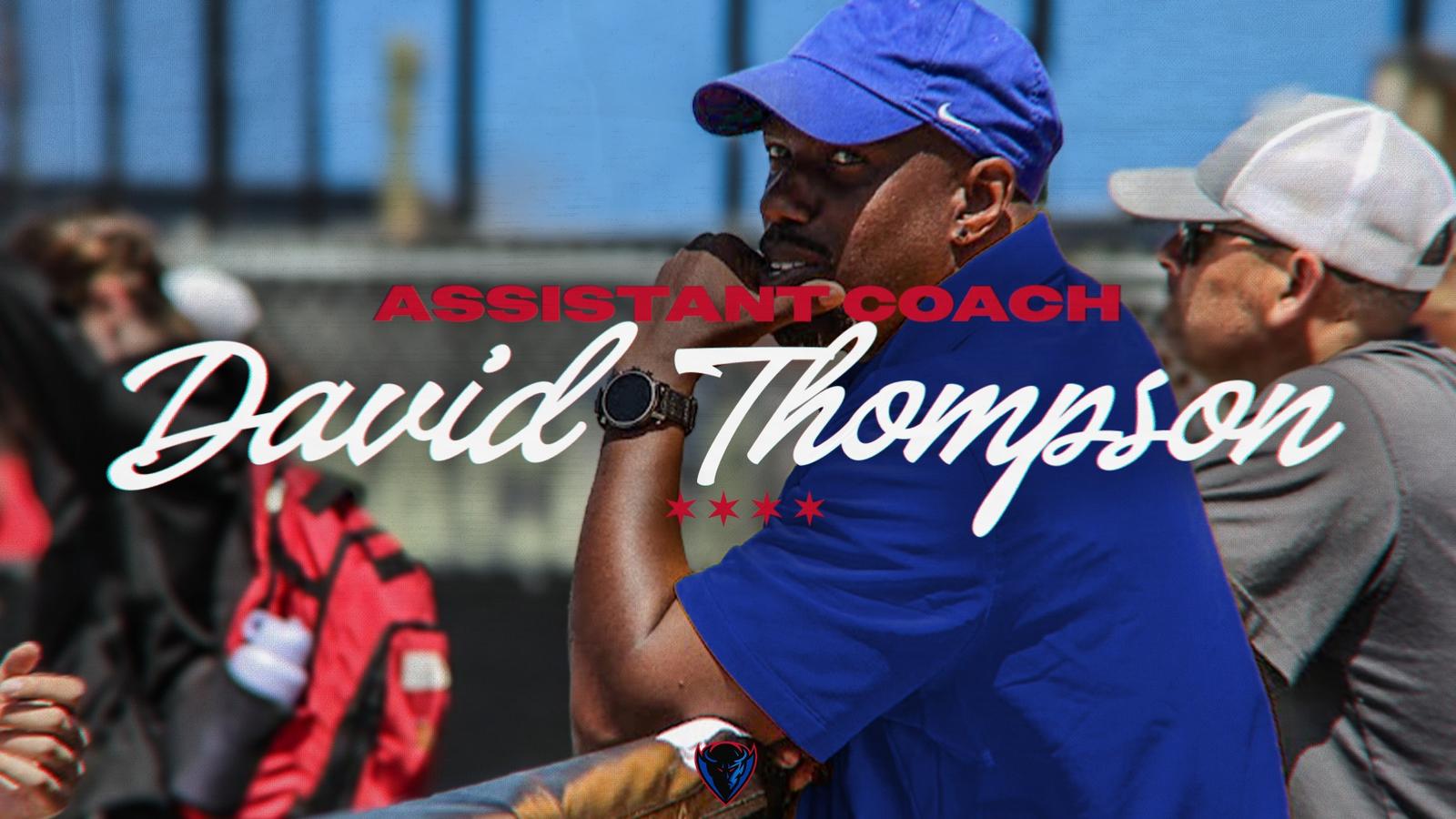 Davin Thompson David Thompson Named Track and Field Assistant Coach - DePaul ...