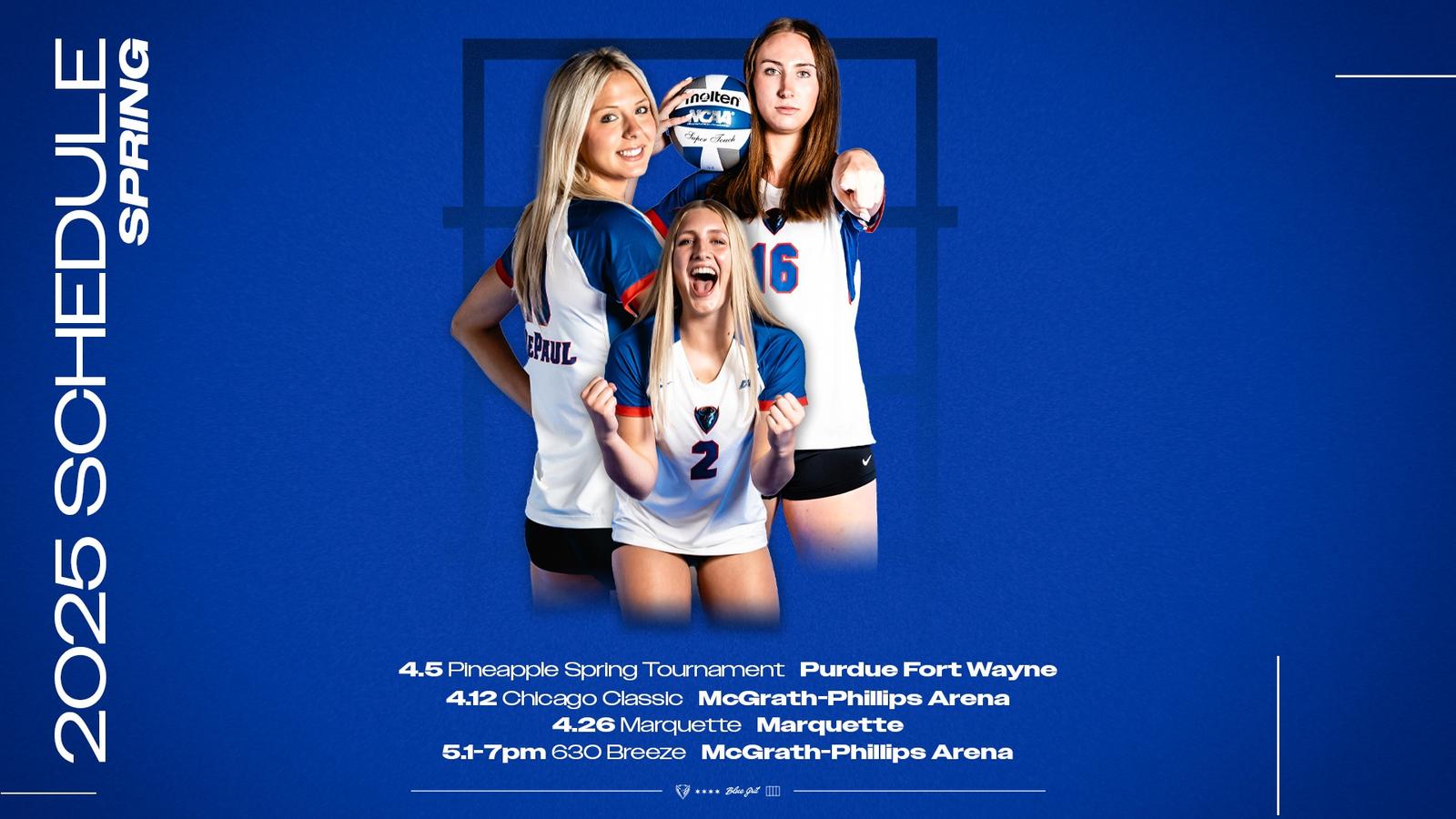 DePaul Volleyball Releases Spring Schedule DePaul University Athletics