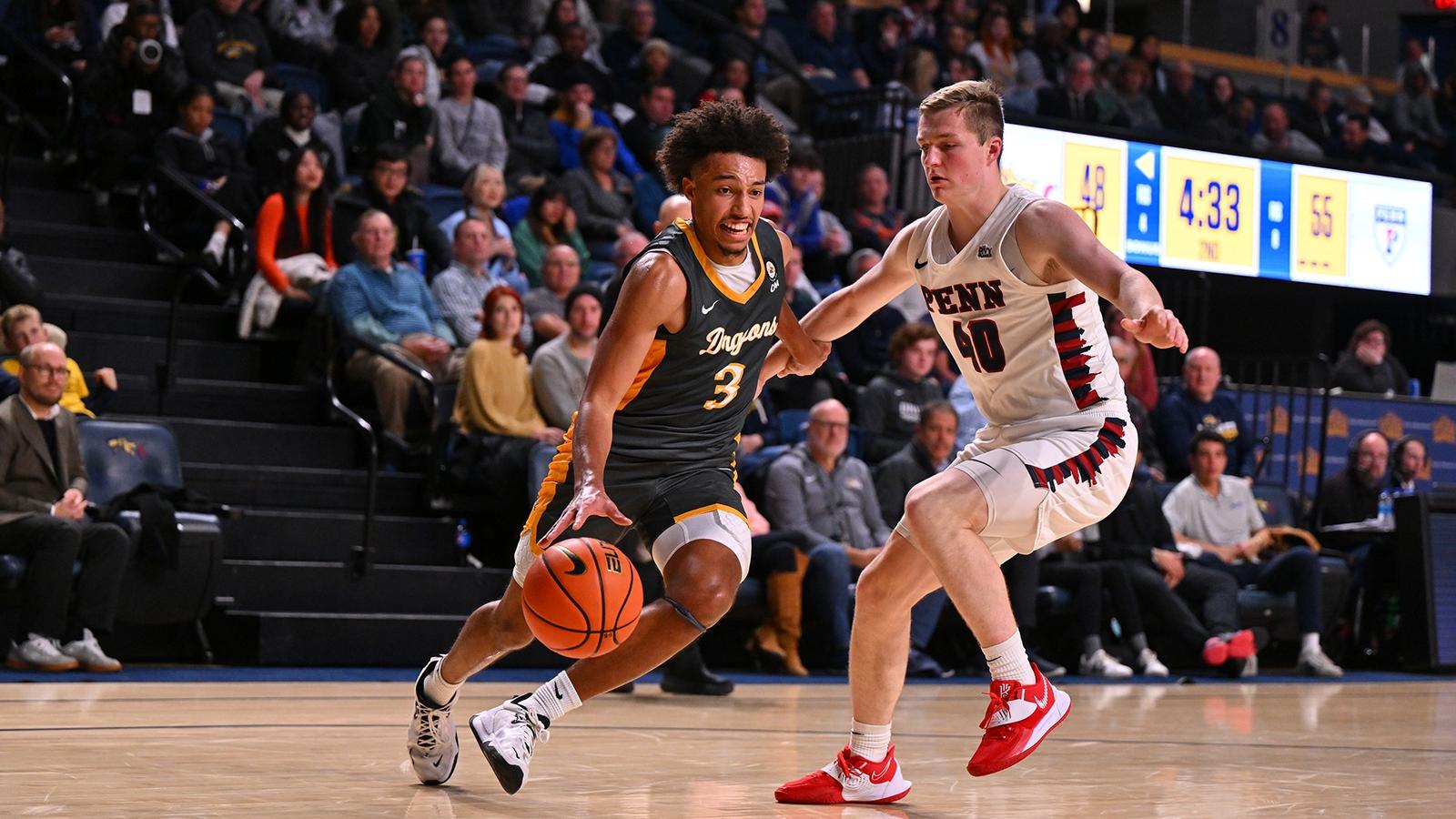 Terrence Butler Dragons Dominate Huskies in Boston, 76-55 - Drexel University Athletics