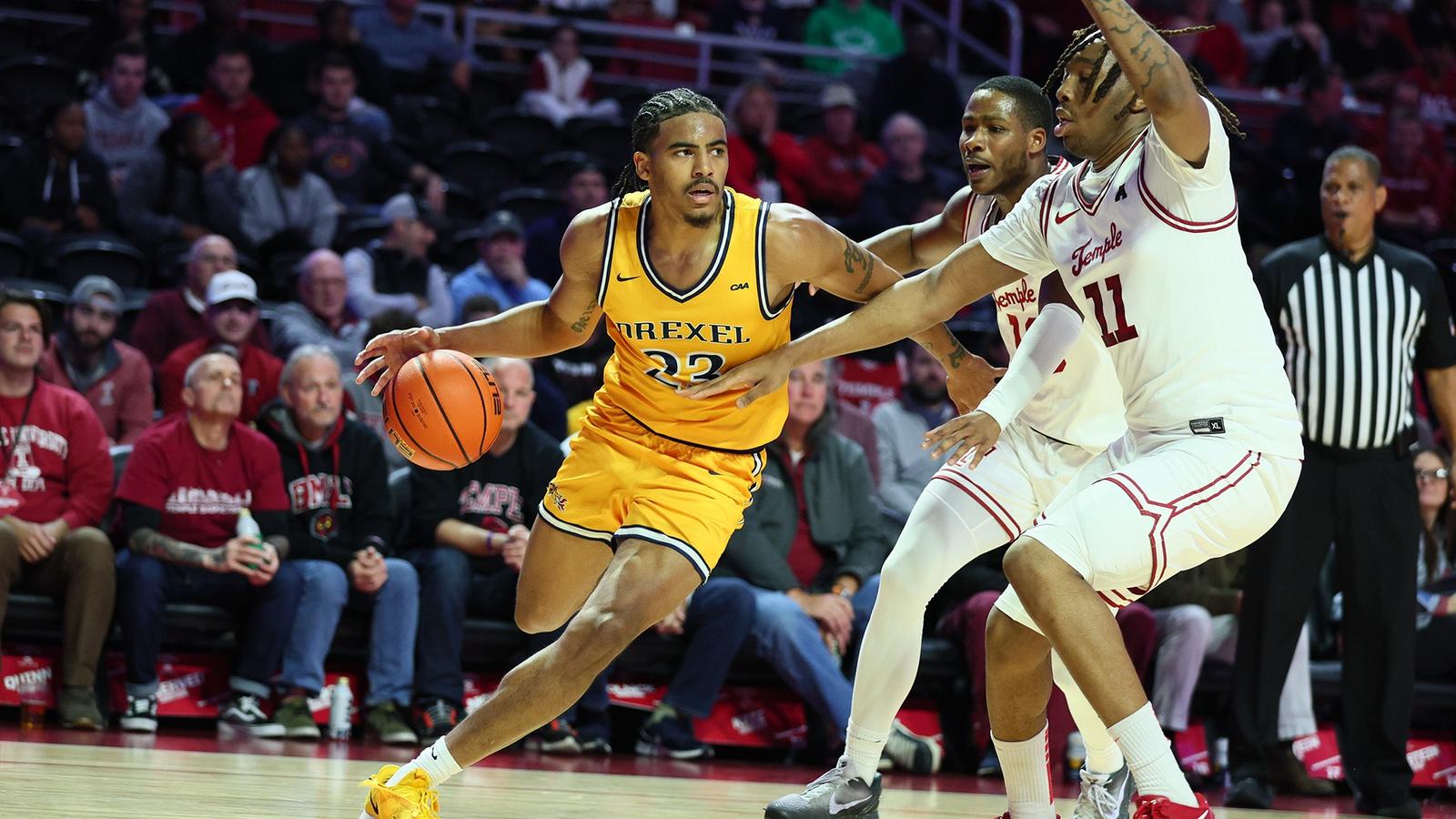 Terrence Butler Temple Holds Off Drexel, 69-61 - Drexel University Athletics