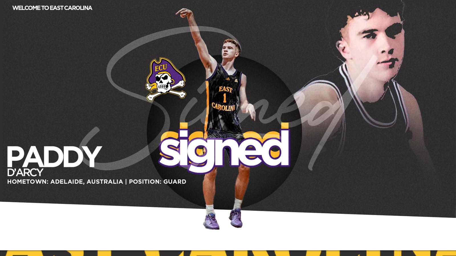 Pirates Announce Signing Of Paddy D'Arcy - East Carolina University ...