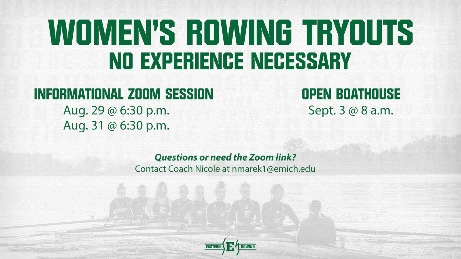 Eastern Rowing to Hold Open Tryouts - Eastern Michigan University Athletics