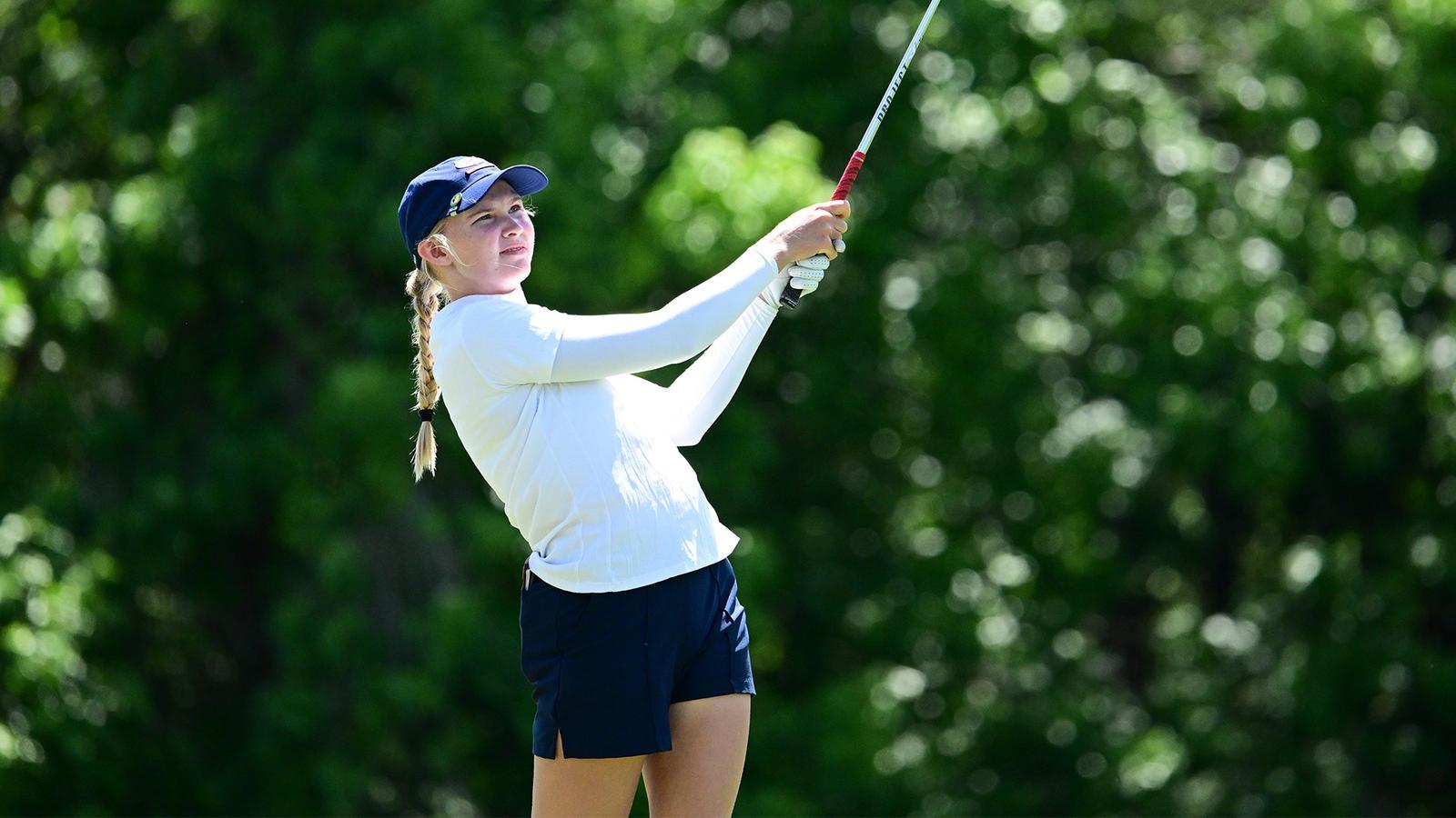 Rachel Rathjen Rathjen Leads Owls on Day Two of American Conference Championship ...
