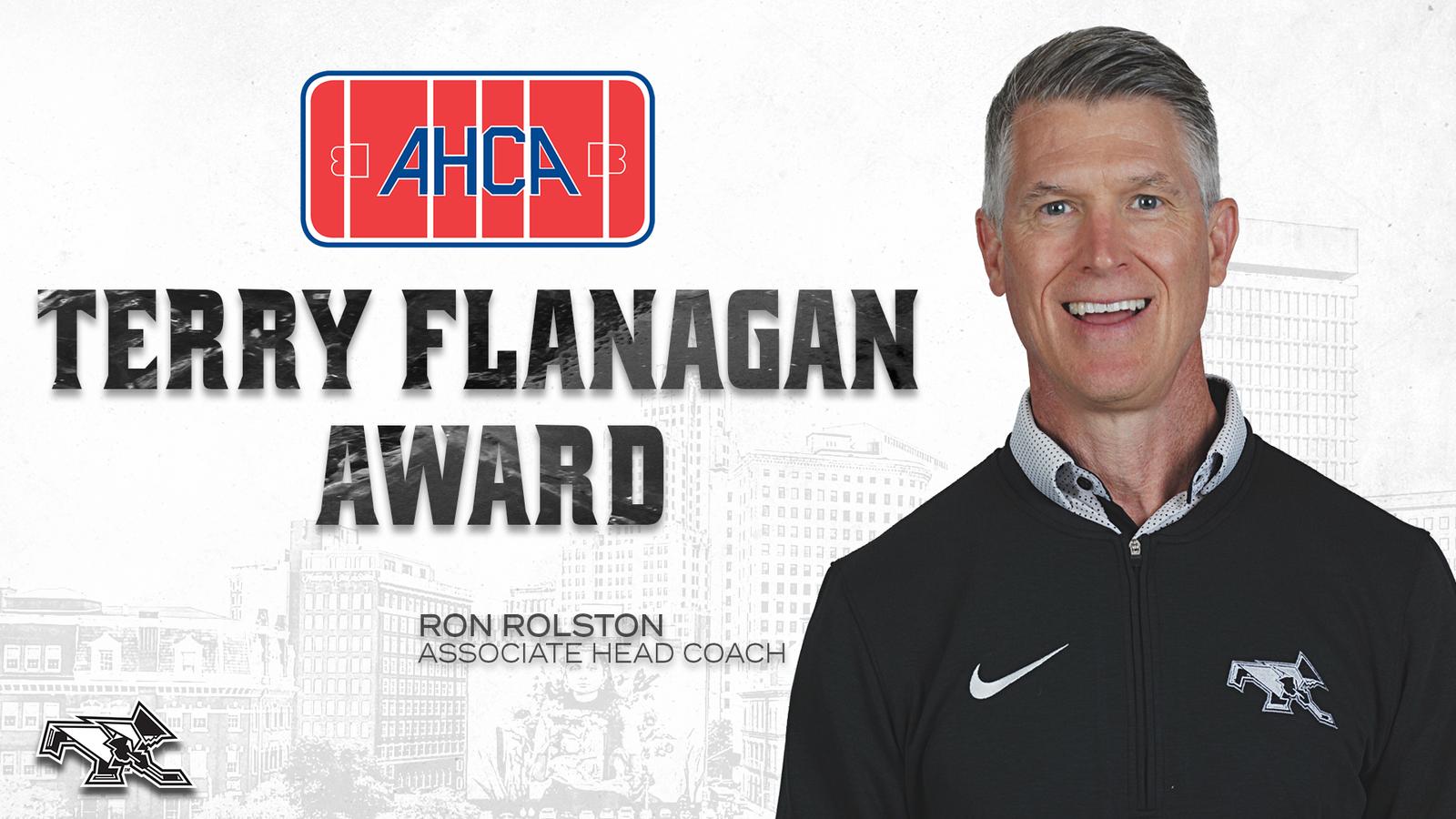 Ron Rolston To Be The Recipient Of The AHCA's Terry Flanagan Award ...
