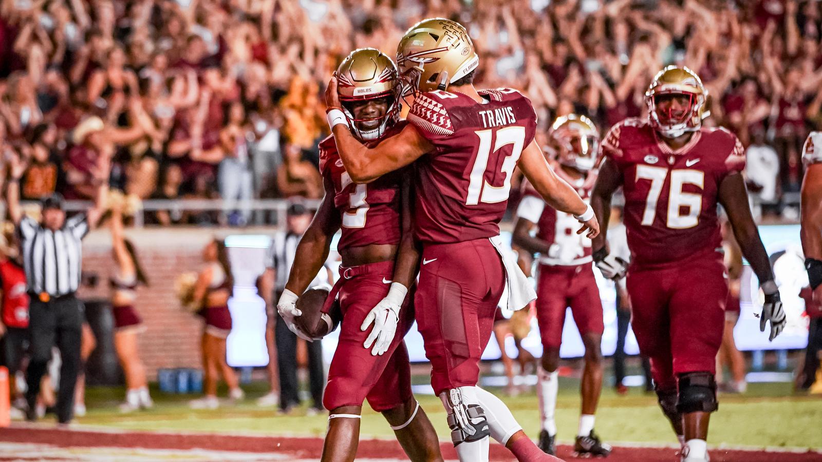 Kameron Davis Seminoles Race By Boston College 44-14 - Florida State University